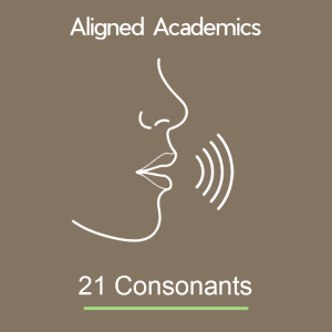 Learning consonants